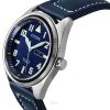 Citizen Eco-Drive Super Titanium Blaues Lederarmband Blaues Zifferblatt BM8560-45L 100M Herrenuhr