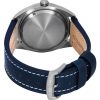 Citizen Eco-Drive Super Titanium Blaues Lederarmband Blaues Zifferblatt BM8560-45L 100M Herrenuhr