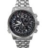 Citizen Promaster Sky Funk-Chronograph Edelstahl schwarzes Zifferblatt Eco-Drive CB5860-86E 200M Herrenuhr