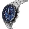 Citizen Funk-Chronograph Super Titanium Blaues Zifferblatt Eco-Drive CB5945-85L 100M Herrenuhr