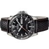 Festina Titan Lederarmband schwarzes Zifferblatt Quarz F20699-4 100M Herrenuhr