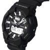 Casio G-Shock Analog-Digital-Armband aus biobasiertem Harz, schwarzes Zifferblatt, Quarz GA-010-1A 200M Herrenuhr