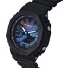 Casio G-Shock Analog-Digital-Armband aus biobasiertem Harz, mehrfarbiges Zifferblatt, Quarz GA-2100RW-1A 200M Herrenuhr