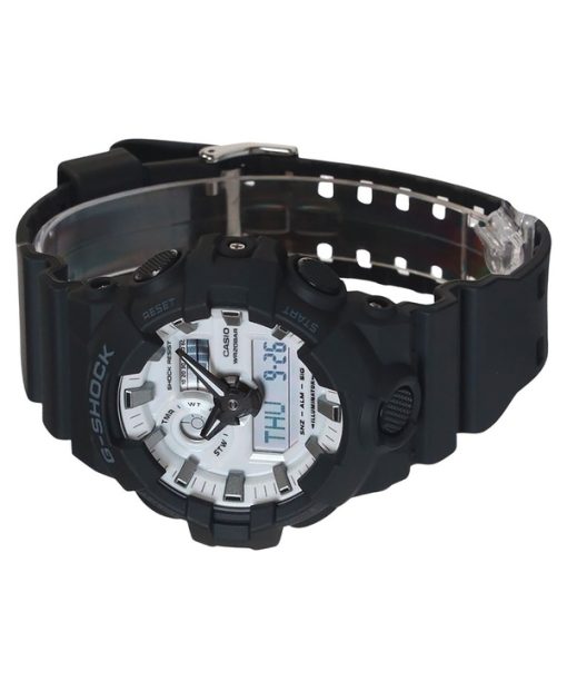 Casio G-Shock Analog-Digital-Harzarmband weißes Zifferblatt Quarz GA-700WD-1A 200M Herrenuhr