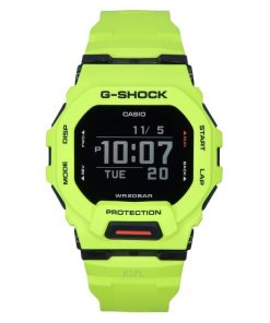 Casio G-Shock G-Squad Digital Smartphone Link Gelbes Harzarmband Quarz GBD-200-9 200M Herrenuhr