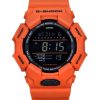 Casio G-Shock Digital Bio-Based Orange Resin Armband Schwarzes Zifferblatt Quarz GD-010-4 200M Herrenuhr