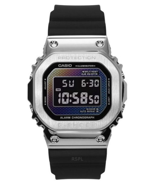 Casio G-Shock G-Steel Digital Rainbow Brick Wall Mehrfarbiges Zifferblatt Quarz GM-5600RW-1 200M Herrenuhr