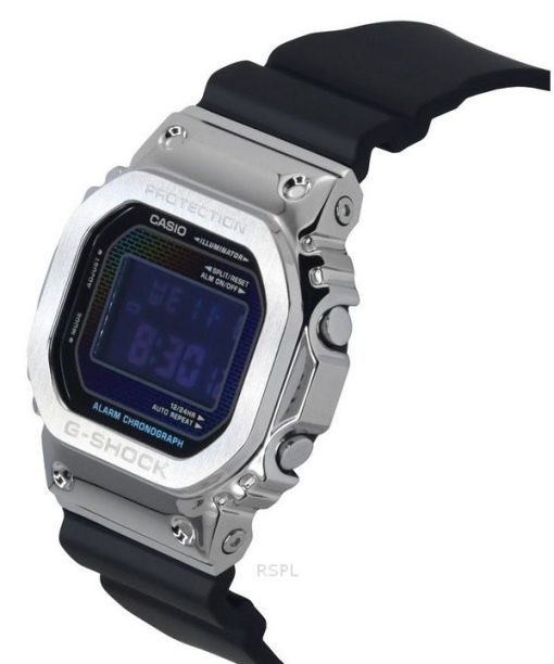 Casio G-Shock G-Steel Digital Rainbow Brick Wall Mehrfarbiges Zifferblatt Quarz GM-5600RW-1 200M Herrenuhr