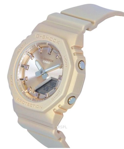 Casio G-Shock Analog-Digital-Armband aus biobasiertem Harz, Zifferblatt in Roségold, Quarz GMA-P2100ST-9A 200M Damenuhr