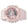 Casio G-Shock Analog-Digital-Quarzuhr aus biobasiertem Harz mit rosa Zifferblatt GMA-S110ST-4A 200M für Damen