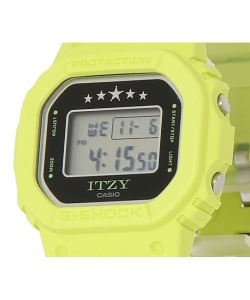 Casio G-Shock ITZY Collaboration Digital Grünes Armband aus biobasiertem Harz Quarz GMD-S5610IT-3 200M Damenuhr