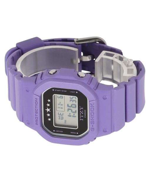 Casio G-Shock ITZY Collaboration Digital Violet Bio-basiertes Harzarmband Quarz GMD-S5610IT-6 200M Damenuhr