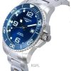 Longines HydroConquest Sunray Blue mit Super-LumiNova-Zifferblatt Automatische Taucheruhr L3.782.4.96.6 300M Herrenuhr