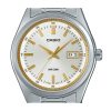 Casio Standard Analog Edelstahl Silber Zifferblatt Quarz MTP-B180D-7AV Herrenuhr