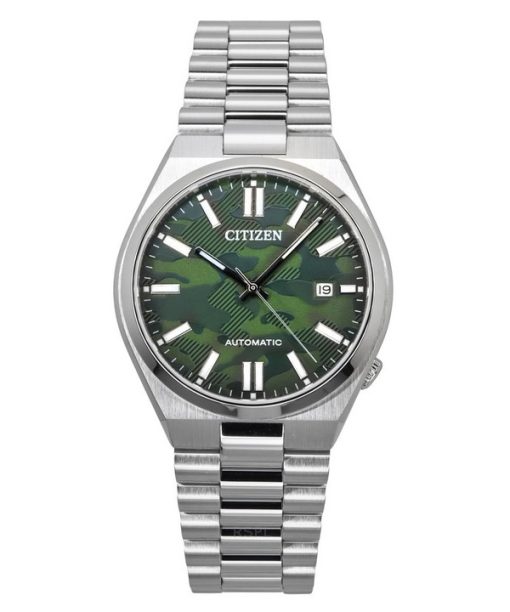 Citizen Tsuyosa Edelstahl grünes Zifferblatt Automatik NJ0159-86X Herrenuhr