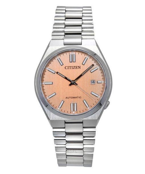 Citizen Tsuyosa Edelstahl Lachs Zifferblatt Automatik NJ0159-86Z Herrenuhr