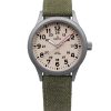 Ratio Quest Herren-Felduhr Saphir Canvas Armband Quarz RTQ019 100M Lewis und Clark Edition